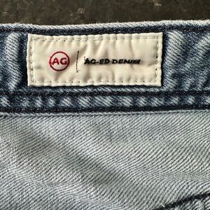 AG-Ed Denim Blue Jeans-Everett Slim-Straight